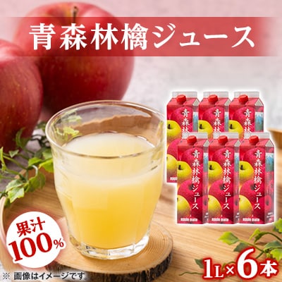 青森林檎ジュース1,000ml×6本