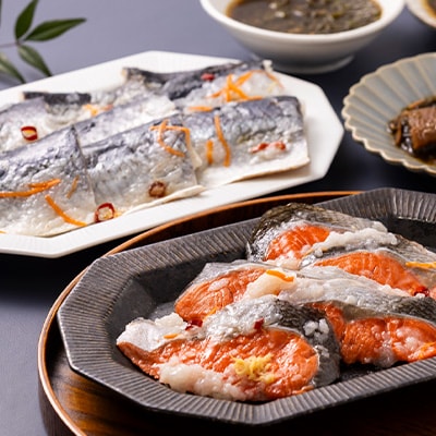 飯寿し 2種・醤油漬 3種セット