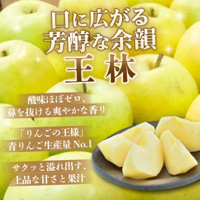 【26年12月より順次発送】平均糖度13度以上! 王林 約5kg おもてなし用