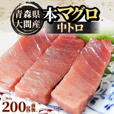 大間産本マグロ 中トロ 200g前後(約2人前)
