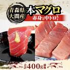 大間産本マグロ 赤身と中トロセット 各200g前後(合計400g前後)