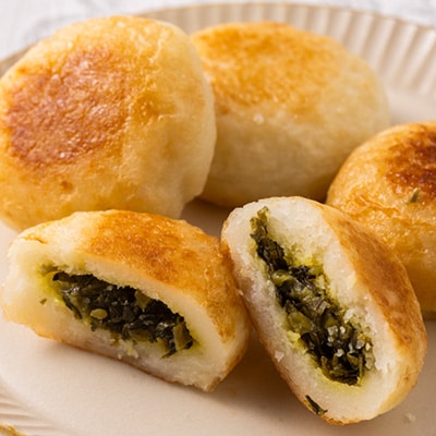 いももち(めじゃも)ゴマ高菜味　1袋4個入り(1個40g)×5袋