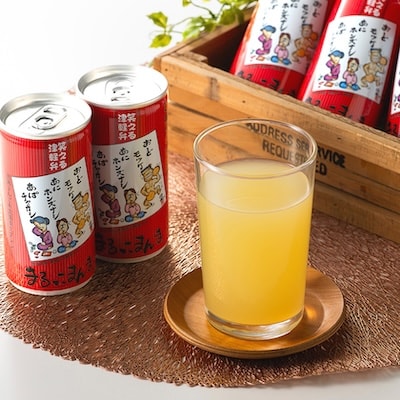 【まるっこまんま】リンゴジュース30缶入り