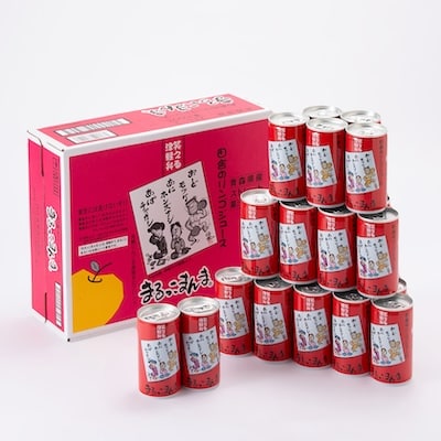 【まるっこまんま】リンゴジュース30缶入り