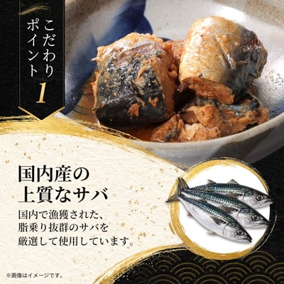 あいこちゃんプレミアム サバ缶味噌煮　190g×6缶