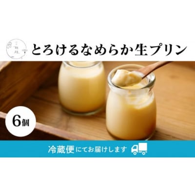 とろけるなめらか生プリン 6個 限界までとろけるプリン ギフトプリン