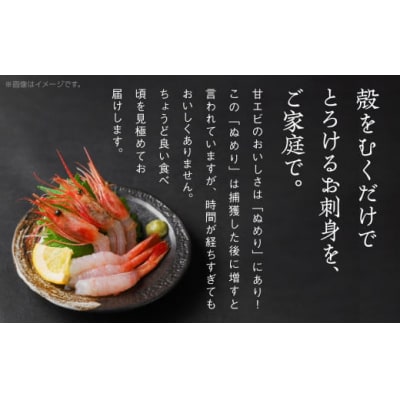 昆布〆・甘エビセット 2人前 魚刺身 昆布締め(真鯛 平目) 甘エビ ※冷凍でお届け