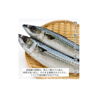 国産鯖の切り身 甘塩仕立て 20切れセット 小分け 冷凍サバ 骨取りさば