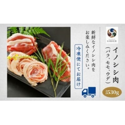 イノシシ肉 3種食べ比べセット (バラ モモ ウデ) 冷凍猪肉 天然ジビエ ジビエ認証取得で安心