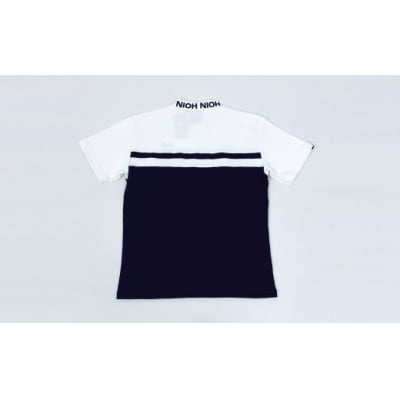 マイクロタフレッチ レディース ロゴカラーモックネックシャツ/ホワイト/Sサイズ