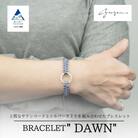 Bracelet -Dawn- シルバー ブレスレット【チャコールグレー】