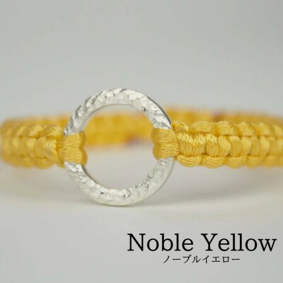 Bracelet -Dawn- シルバー ブレスレット【ノーブルイエロー】