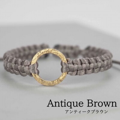 Bracelet -The SUN- ゴールド ブレスレット【アンティークブラウン】