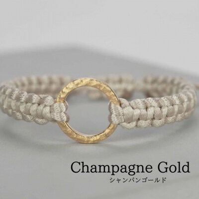 Bracelet -The SUN- ゴールド ブレスレット【シャンパーニュゴールド】