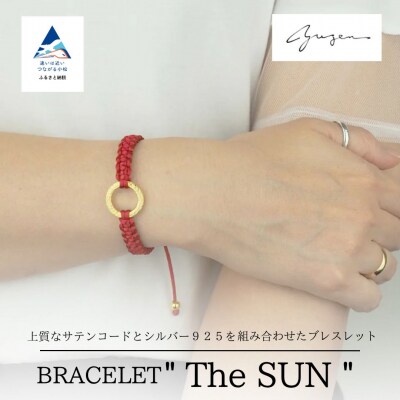 Bracelet -The SUN- ゴールド ブレスレット【グレイスフルレッド】