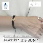 Bracelet -The SUN- ゴールド ブレスレット【リッチブラック】