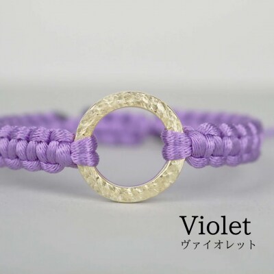 Bracelet -The SUN- ゴールド ブレスレット【バイオレット】