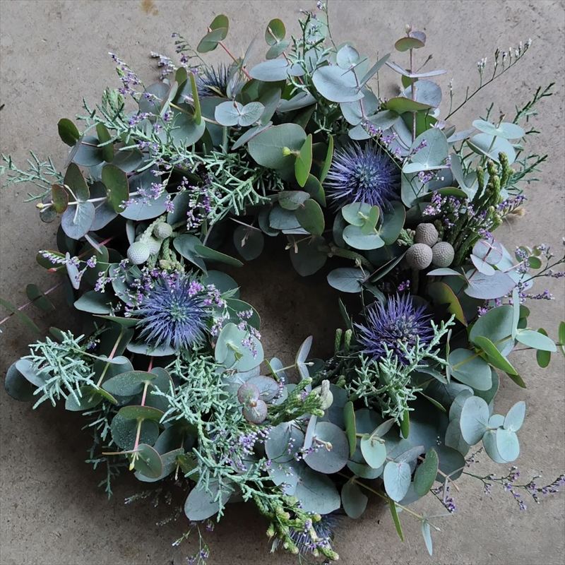 【大人色で楽しもう】ナチュラルリース 