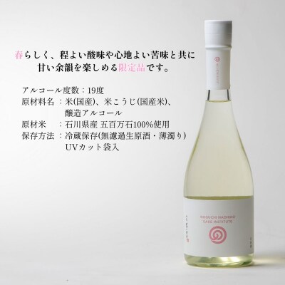 農口尚彦研究所 日本酒 原酒 無濾過 春のしぼりたて 2025 Vintage 720ml 季節限定