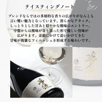 農口尚彦研究所 夢造 能登復興支援特別限定酒 720ml 人間国宝 重要無形文化財 日本酒