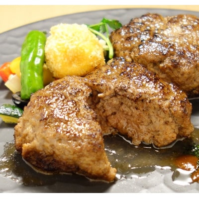熊本和牛あか牛100%ハンバーグセット(あか牛ハンバーグ120g×6個)(球磨村)