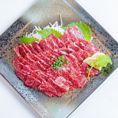 【熊本 と畜】桜屋 特選馬刺しスライス 300g(球磨村)