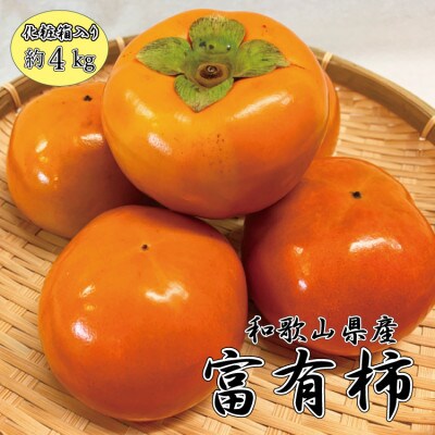 富有柿 約4kg 化粧箱入 ※2025年11月上旬～12月上旬頃順次発送【uot703】