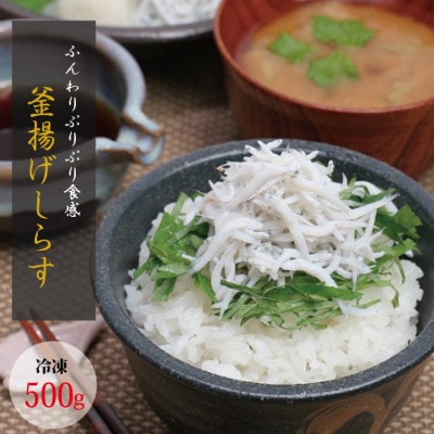茹でたて釜揚げしらす　海の恵　500g【冷凍】【mar102】