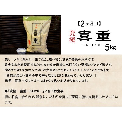 お米マイスター厳選『大人の贅炊く』　5kg×3ヶ月定期便　H056-125