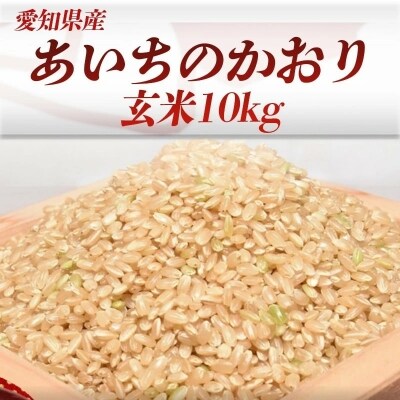 愛知県産　あいちのかおり玄米10kg　H017-096