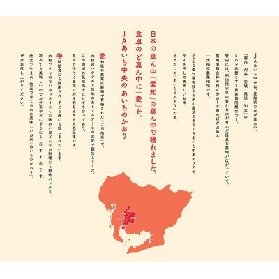 愛知県産　あいちのかおり玄米10kg　H017-096