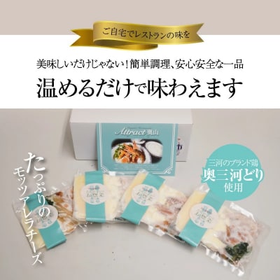 碧南DELIシリーズ お肉惣菜 無添加 チキンドリアソース 4食セット　H080-038