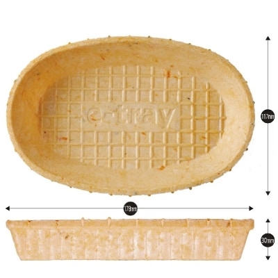 e-tray(イートレイ)　食べられるお皿・4種セット(全40枚) H068-035