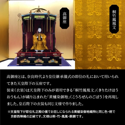 希少!限定20セット　令和即位の礼　天皇陛下玉座　高御座記念雛人形　H067-158
