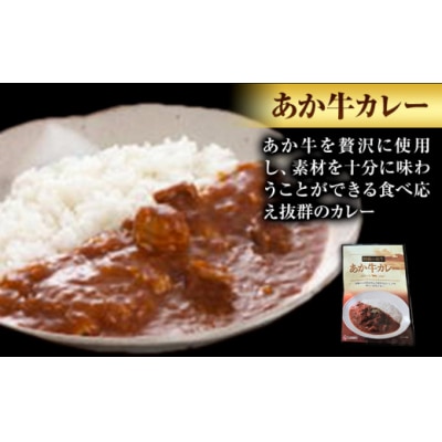 あか牛 カレー 詰め合わせ セット 2種 4食 セット 道の駅竜北
