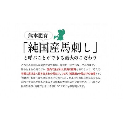 希少な純国産【熊本肥育】/2年連続農林水産大臣賞受賞 霜降り馬刺し 合計450g(50g×9セット)