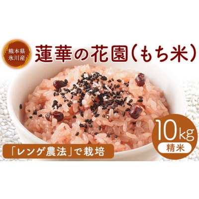 蓮華の花園(もち米) 10kg 精米 JAやつしろカントリー利用組合 熊本県 氷川町
