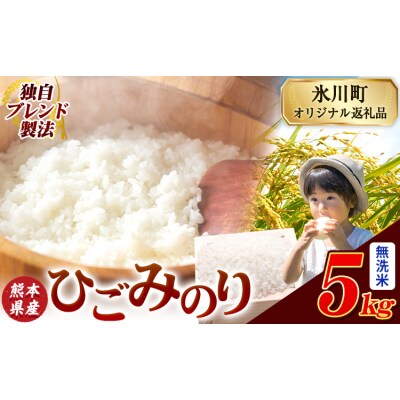 ひごみのり 無洗米 熊本県産 ブレンド米 5kg《7-14日以内に出荷予定(土日祝除く)》