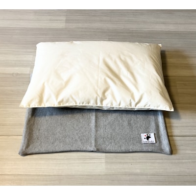 【たっぷり!!リアルダウン使用】ペット用　羽毛クッションベッドセット　H162-041