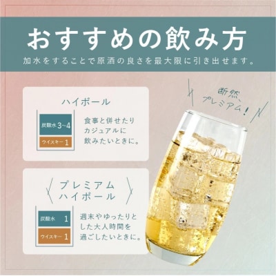 【1年(12か月)定期便】本格派ブレンデット・ウィスキー 碧州(へきしゅう)H044-041