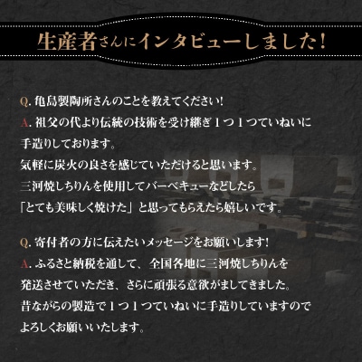 卓上コンロ 黒 (台・アミ付き) H023-051