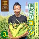 【2026年発送】(お試し)メロンより甘い 生とうもろこし“にっこりコーン” 3本 H095-028
