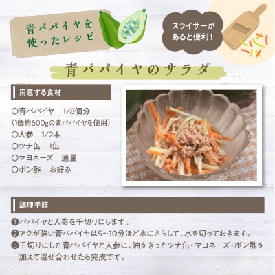 【期間限定】 青パパイヤ 約5kg スーパーフード  エックスファーム H164-011