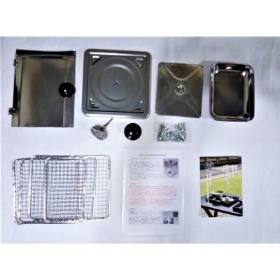 【SDGs】防災一斗缶 ピザ窯&燻製器 セット H194-001