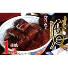 【備長炭で焼く“いい焦がし”】三河一色産うなぎの蒲焼1尾 H189-001