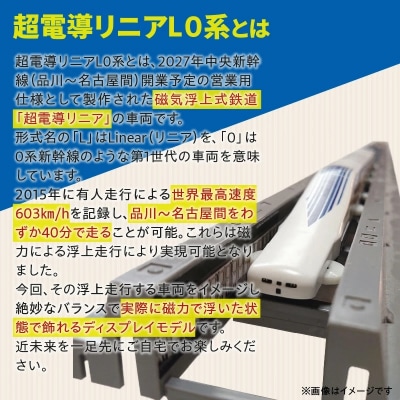 【JR東海監修済み】Nゲージリニアジュニア版 浮く!走る!超電導リニアL0系　H060-022