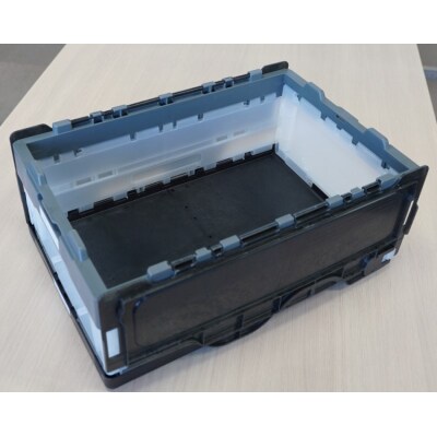 耐荷重25kg『折ReたたみBOX(ブラック)』 H198-001