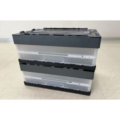 耐荷重25kg『折ReたたみBOX(ブラック)』 H198-001