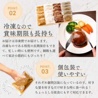 累計800万個突破記念!レンチン可!湯煎可!ベストな4種ハンバーグ.AA245.ST