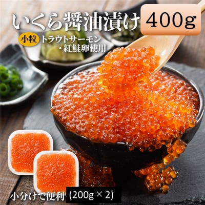 いくら醤油漬(サーモントラウト・紅鮭)400g(200g×2パック).AB603
